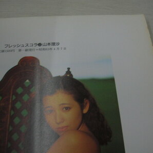 山本理沙 写真集 フレッシュスコラ12 1988年4月7日発行 初版本 講談社・スコラの画像5