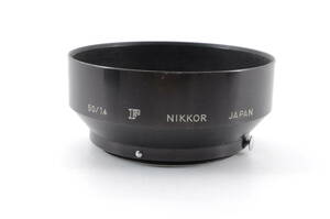L2618 ニコン Nikon メタルフード NIKKOR 50/1.4 F刻印 カメラレンズアクセサリー