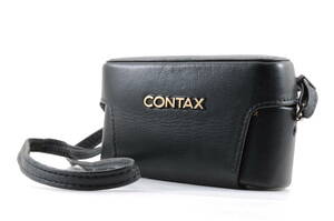 L2704 コンタックス CONTAX T2 セミハード ケース SEMI-HARD CASE ブラック 黒 革 カメラアクセサリー