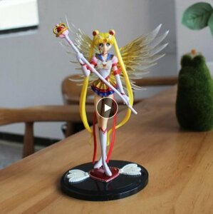 Sailor Moon фигурка игрушка аниме манга PVC 17cm иностранная версия Bishoujo Senshi товары месяц .... рекомендация дешевый 