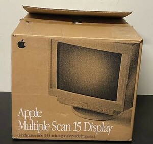 Apple Multiple Scan 15 Display　中古動作品　レトロpc 当時物 ブラウン管テレビ 初代