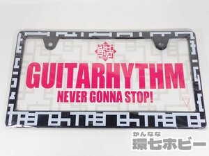 2RO58◆最終分:未開封 布袋寅泰 グッズ ナンバープレート ホルダー ギタリズムVツアー/BOOWY ギタリズム柄 GUITARHYTHM 自動車 パーツ 送60