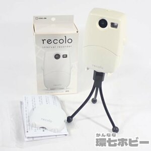 1RM9◆キングジム インターバルレコーダー recolo レコロ IR5 白色 通電OK 動作未確認 現状品 送:-/60