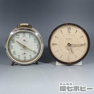 2WW57◆昭和レトロ SEIKO セイコー BigBen REPEATER 目覚し時計 ゼンマイ まとめ ジャンク/インテリア アンティーク ビンテージ 送:60