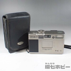 1KP25◆MINOLTA ミノルタ TC-1 G-ROKKOR コンパクトカメラ 動作未確認 ジャンク/フィルムカメラ 送:60