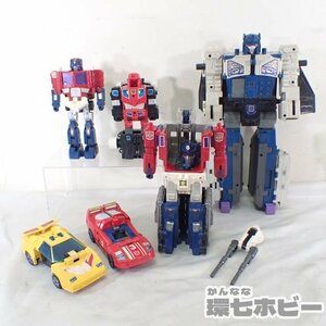 0QP80◆当時物 旧タカラ トランスフォーマー G1 コンボイ/オーバーロード/ロードシーザー ブラッカー ラスター まとめ ジャンク 送:‐/100