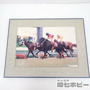 MO32◆平成5年 当時物 週刊ギャロップ 京都新聞杯 ウイニングチケット 写真 パネル/競馬 競走馬 グッズ ポスター 送:-/100の画像1