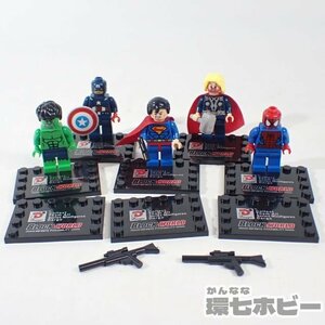 1KT72◆LEGO/レゴ マーベル アベンジャーズ ミニフィグ スーパーマン スパイダーマン 他 マーベル まとめ/フィギュア アメコミ 送:-/60