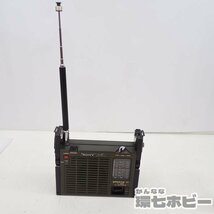 MP35◆当時物 ソニー SONY ICF-111 FM/SW/AM BCLラジオ ソリッドステート スポーツ11 一部?受信OK 未検品現状/日本製 昭和レトロ 送:-/80_画像5