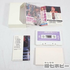 4TC83◆中森明菜 イーストライブ インデックス23 歌詞カード有 カセットテープ メモ帳付/昭和レトロ アイドル グッズ 送:-/60の画像3