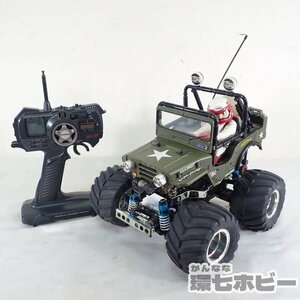 0KV2◆タミヤ/TAMIYA 1/10 ワイルドウィリー2 ラジコン 電動RC サンワ プロポ MX-3S まとめ 動作OK(バッテリーはおまけ程度に) 送:-/140