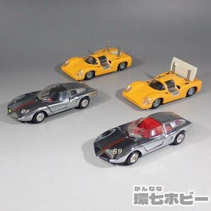 2WB65◆当時物 テクノ ポリトイズ モンザGT シャパラル2F ミニカー まとめ/Tekno politoys monza CHAPARRAL 1/43 ビンテージ 送:-/60の画像1