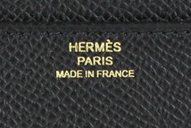 【美品 - 大変綺麗】エルメス/HERMES　コンスタンス トゥーゴー（ショルダーウォレット/二つ折長財布）　エプソン　ブラック　Y刻印_画像10