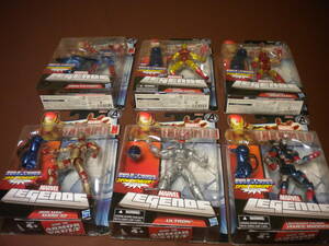 ma- bell Ironman MARVEL IRON MAN MARVEL LEGENDSma- bell rejenz all 6 kind unopened * new goods is z blow company manufactured 