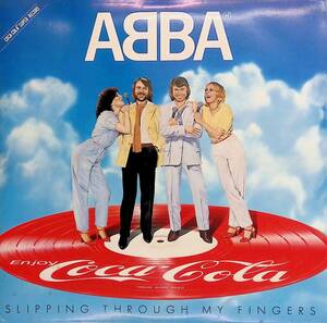 EP　 ABBA　COCA-COLA SLIPPING THROUGH MY FINGER 非売品　シングルレコード　EP 33