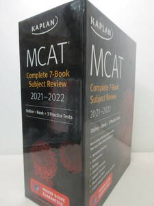 7冊セット MCAT Complete 7-Book Subject Review 2021-2022: (Online + Book + 3 Practice Tests) (Kaplan Test Prep)9781506262369　棚い