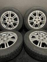 185/65R15 DUNLOP/WINTER MAXX WM01 17年製 社外 15インチ 6J＋45 100 5H スタッドレス 4本 ダンロップ シエンタ プリウス (4-C258)_画像1