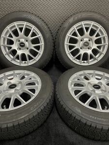 165/65R14 BRIDGESTONE/VRX2 20年製 TOPRUN 14インチ 5.5J＋39 100 4H スタッドレス 4本 ブリヂストン タンク ルーミー (9-C416)