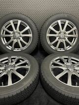 165/65R15 BRIDGESTONE/VRX2 22年製 T.R.G. 15インチ 4.5J＋45 100 4H スタッドレス 4本 ブリヂストン タフト ソリオ デリカD2 等 (9-C420)_画像1