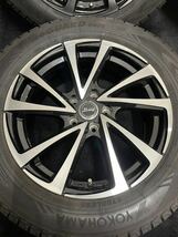 235/60R18 YOKOHAMA/ice GUARD G075 20年製 B-win 18インチ 7.5J＋48 114.3 5H スタッドレス 4本 ヨコハマ ブラポリ CX-7 等(0-C439)_画像3