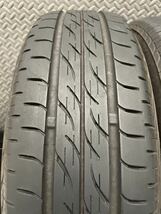 155/65R14 BRIDGESTONE/NEXTRY 21年製 ダイハツ タント カスタム 純正 14インチ 4.5J＋45 100 4H 夏タイヤ 4本 ブリヂストン (9-C442)_画像9