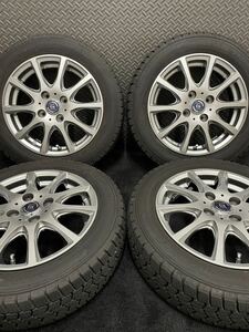 155/65R14 GOODYEAR/ICENAVI 7 22年製 LA STRADA 14インチ 4.5J＋45 100 4H スタッドレス 4本 グッドイヤー 軽自動車 (8-C468)