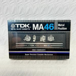 【未使用】TDK MA46 Metal Position カセットテープ　メタルテープ　メタルポジション　保管品