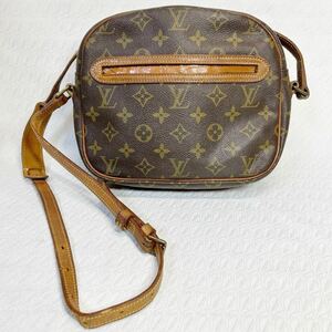 ルイヴィトン LOUIS VUITTON バッグ ショルダーバッグ ブロワ M51221 モノグラム レザー ブラウン ファスナー破損あり 修理必要　現状品！