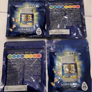 サントリーDHA&EPAプラスビタミンセサミンEX120粒 　30日分4袋