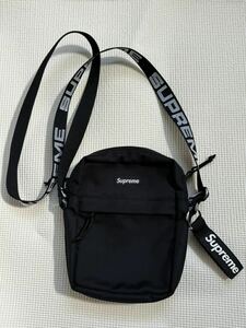 SUPREME 18SS Shoulder Bag black シュプリーム ショルダーバッグ ブラック　ボックスロゴ　box logo キーホルダーつき