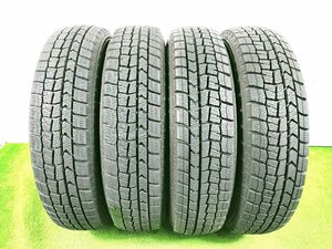 ダンロップ WINTER MAXX WM02 ★145/80R13 75Q★8-8.5分山 2022年製 4本 スタッドレス【宮城発 送料無料】MYG-B12087