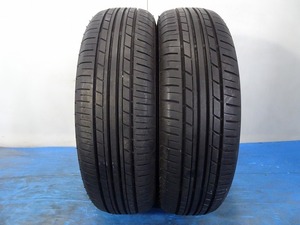 ヨコハマ ECOS ES31 155/65R14 75S★8分山 2021年 2本 ノーマル FUK-D13607【福島発 送料無料】夏