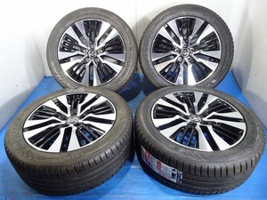 【トヨタ純正】235/50R18 18x7.5J +45 5穴 114.3 新品タイヤ付き ホイールセット 4本 ノーマル【福島発 送料無料】FUK-D13664★夏