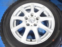 ★DUFACT★195/65R15 15x6J +45 5穴 114.3 中古タイヤホイールセット 4本 スタッドレス【福島発 送料無料】FUK-D13687★冬_画像2