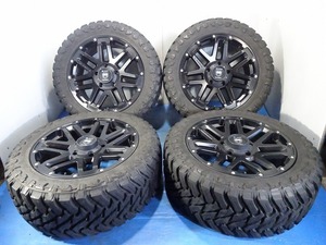 ★BLACK MANBA★285/50R20 20x9J +45 5穴 150 タイヤホイールセット 4本 ノーマル【福島発 送料無料】FUK-D13805