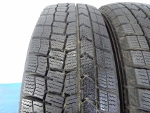 ダンロップ WINTER MAXX WM02 155/65R14 75Q★8.5分山 2022年 2本 スタッドレス FUK-D13869【福島発 送料無料】_画像2