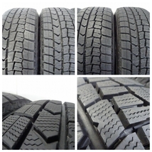 ★DUFACT★195/65R15 15x6J +45 5穴 114.3 中古タイヤホイールセット 4本 スタッドレス【福島発 送料無料】FUK-D13687★冬_画像8