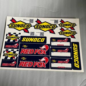 SUNOCO ステッカー REDFOX デカール　オイルメーカー