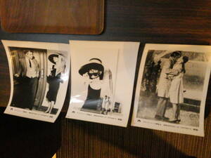 ティファニーで朝食を◆オードリー・ヘプバーン◆１９６９年リバイバル公開時の劇場用スチール写真◆３枚セット