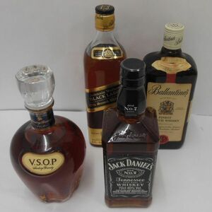 未開栓古酒ボトルサントリーVSOP700ml ジョニーウォーカー ブラックラベル750ml バランタイン ファイネスト750ml ジャックダニエル70cl