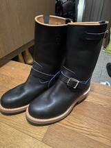 MADE IN GM JAPAN Engineer Boots p×i×b US8.5 メイドインジーエムジャパン エンジニア ブーツ ブラック　ブルー_画像1