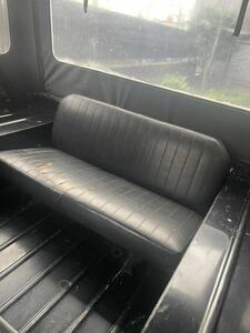  очень редкий Mitsubishi Jeep rear bench seat после часть сиденье ремень безопасности имеется 