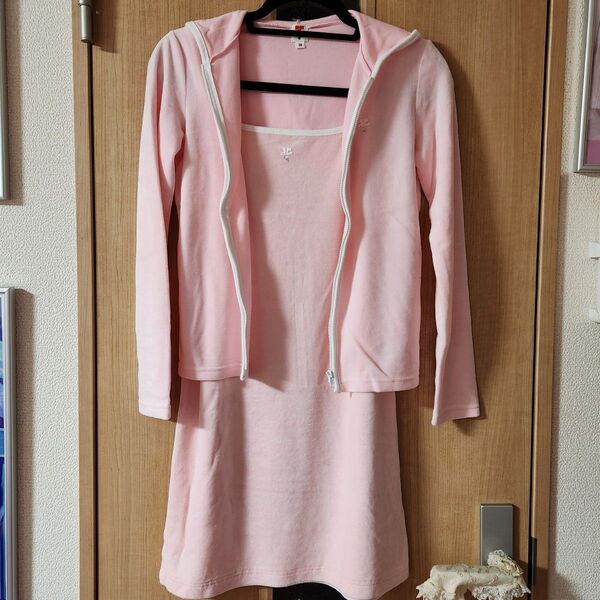 courreges21 パーカーとワンピースのセット クレージュ21 セットアップ