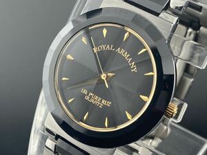 [M001]1 иен ~* мужские наручные часы кварц Armani ROYAL ARMANY Royal Armani CC-M003 рабочий товар 