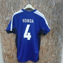 サッカー日本代表 本田圭佑 ユニフォームTシャツ サイズS 背番号4_画像2