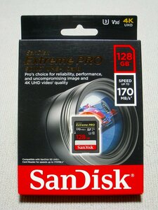 【未開封】SanDisk 128GB Extreme PRO UHS-I SDXC SDSDXXY-128G-GN4IN