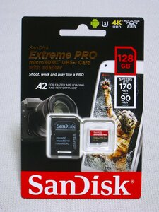 [ нераспечатанный ]SanDisk Extreme PRO 128GB microSDXC UHS-I SDSQXCY-128G-GN6MA стоимость доставки 84~