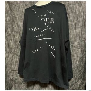 LAD MUSICIAN ロングスリーブ　ビッグTシャツ　ブラック　黒