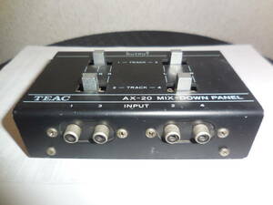 TEAC AX-20 ミックスダウンユニット 4チャンネル変換 ティアックMIX-DOWN PANEL 