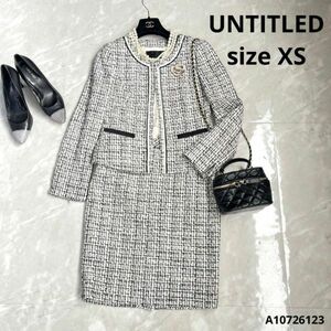 UNTITLED Untitled tweed skirt suit ensemble sizeXS